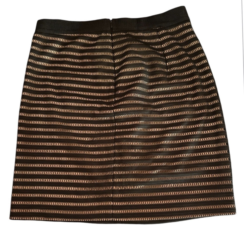 Ann Taylor Black Striped Skirt - Picture 3 of 3